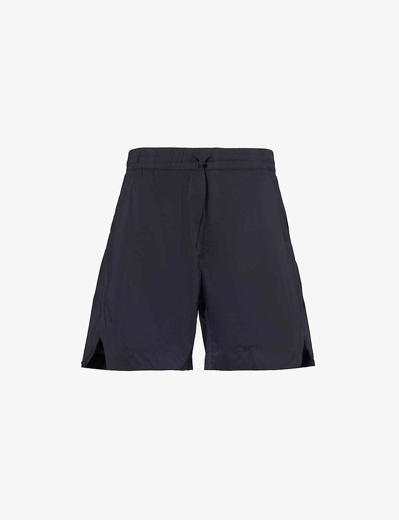 Canada Goose Mens Black Killarney Straight-leg Relaxed-fit Shell Shorts L